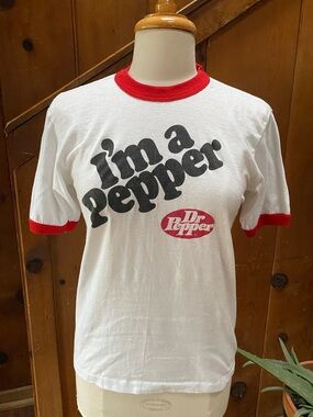 Vintage Dr Pepper “I’m a Pepper” Ringer T-shirt